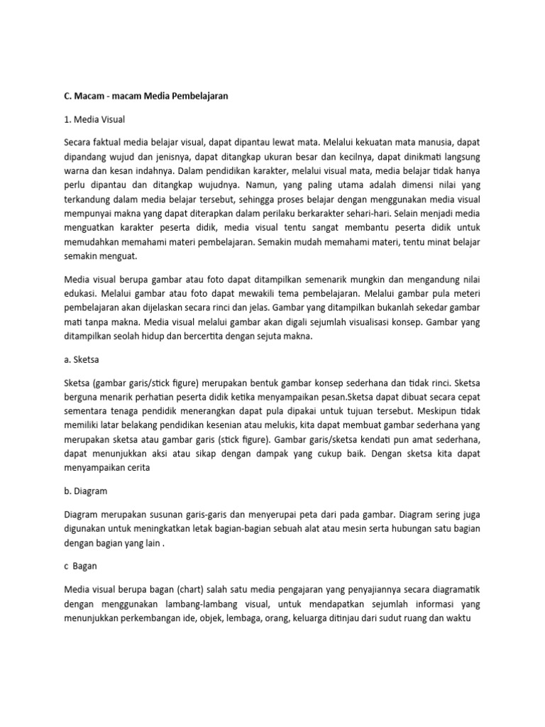 Macam Macam Media Pembelajaran Pai Pdf