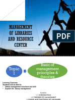 IMD315 Notes 1 - Basic Management Theories