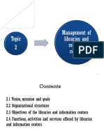 IMD315 Note 2 - Management of Libraries & Information Centers