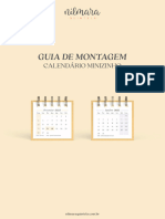 Esquema Montagem Calendário Minizinho