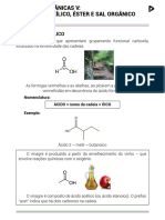 Funções orgânicas_Ácido carboxílico, éster e sal orgânic