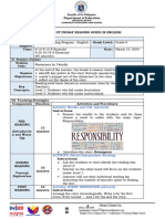 Reading Plan March 15