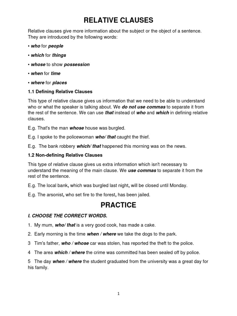 Understanding Relative Clauses in English | PDF | Nervous System | Axon