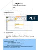 Atelier N3-GEstion des ressources