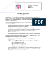 TP 5 Web Dynamique: Département: Informatique Filière: SMI Semestre: S6