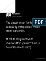 11 Habits of Millionaire Investors