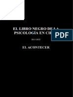El Libro Negro Psicologia Chile 2022