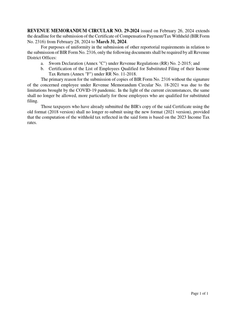 RMC 29 2024 | PDF