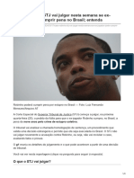 Caso Robinho STJ Vai Julgar Nesta Semana Se Ex-Jogador Pode Cumprir Pena No Brasil Entenda