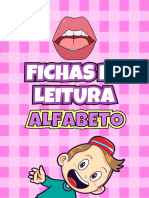 Fichas de Leitura Alfabeto