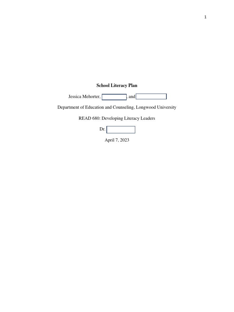 School literacy plan pdf phonics behavior modification