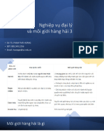 Nghiệp vụ đại lý và môi giới hàng hải 3: - SĐT: 085.543.2256 - Email: hoangpt@ut.edu.vn