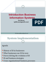 Lecture 1 - Introduction Business Information Systems