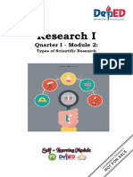 Research I - Q1 - Module2 - Types of Scientific Research - v2 1