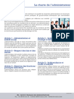 Charte Administrateurs IFA