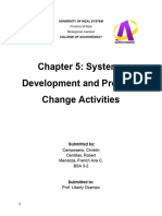 CHAPTER 5-Systems Development and Program Change Activities
