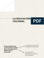 Educación Colonial