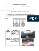 Informe de Evento 15-3-23 - Informe de Carreteras