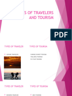 Types of Travelers and Tourism 1