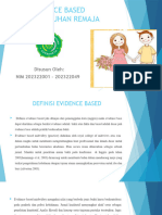 Evidence Based Terkait Asuhan Remaja