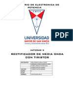 Informe de Rectificador de Media Onda Con Tiristor-1