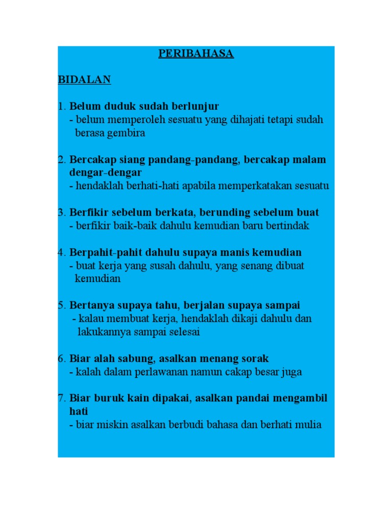 Peribahasa Pdf