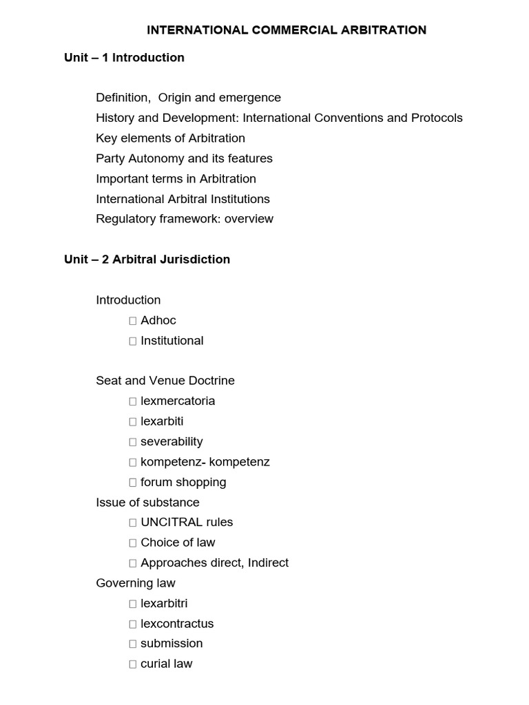 International Arbitration Guide | PDF