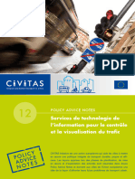 Civitas II Policy Advice Notes 12 Traffic Visualisation Control FR