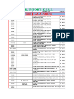 Lista de Precios Kazoku