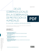 2020 - Rol de Los Gobiernos Locales en La Gobernanza de Protección de Humedales - Caso Hum Pichicuy - MUÑOZ Et Al