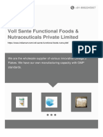 Voll Sante Functional Foods Nutraceuticals Private Limited
