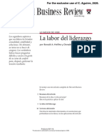 La Labor Del Liderazgo