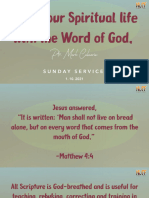 Feed Your Spiritual Lifewith The Word of God