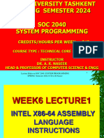 Soc2040 SP Week6 Lecture1 Slides On Machine Level Programming Part2 Spring 2024