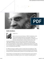 Emilio Durkheim - Pedagogía