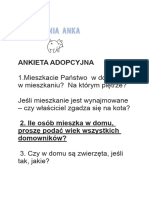Ankieta Adopcyjna 2-2022
