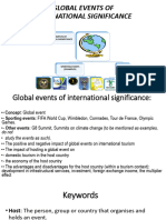 Domestic Regional & Regional International Tourist (Global Events 12)