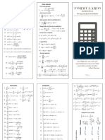 Formulario Cálculo