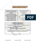 Informe de Servicio Técnico