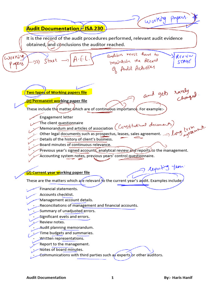 Audit Documentation Overview and Types | PDF | Audit | Accounting