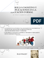 UNIDAD I - Desarrollo Cognitivo y Las Implicaciones en La Educación