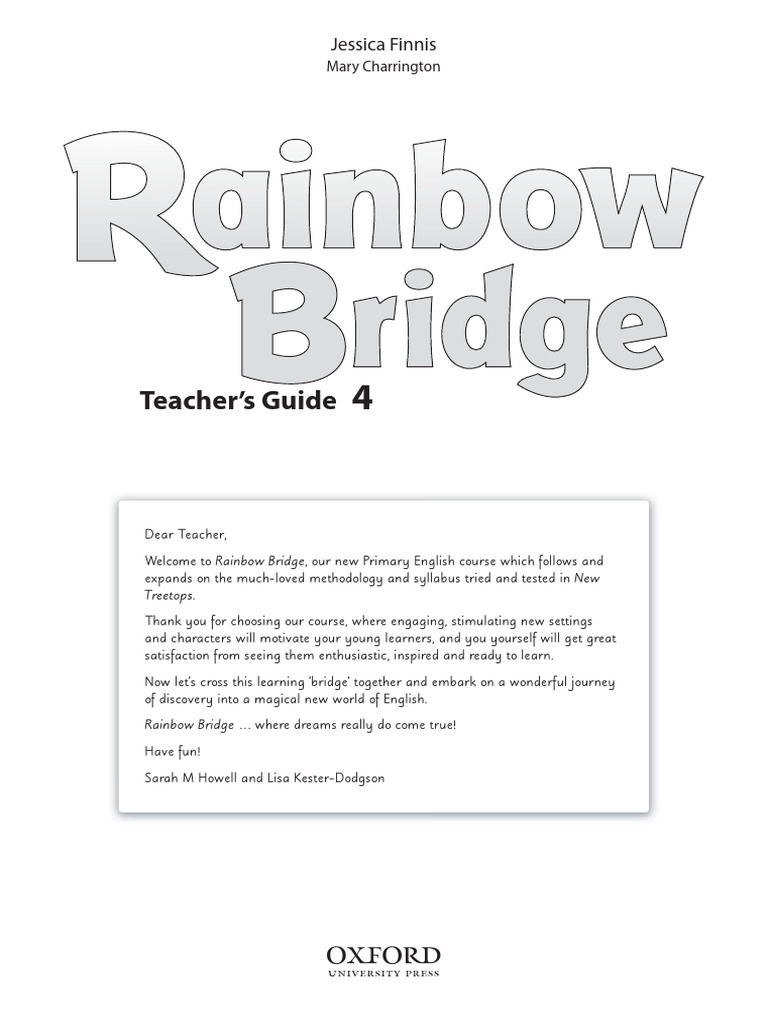 Rainbow Bridge Teachers Guide 4 | PDF | Teachers | Vocabulary
