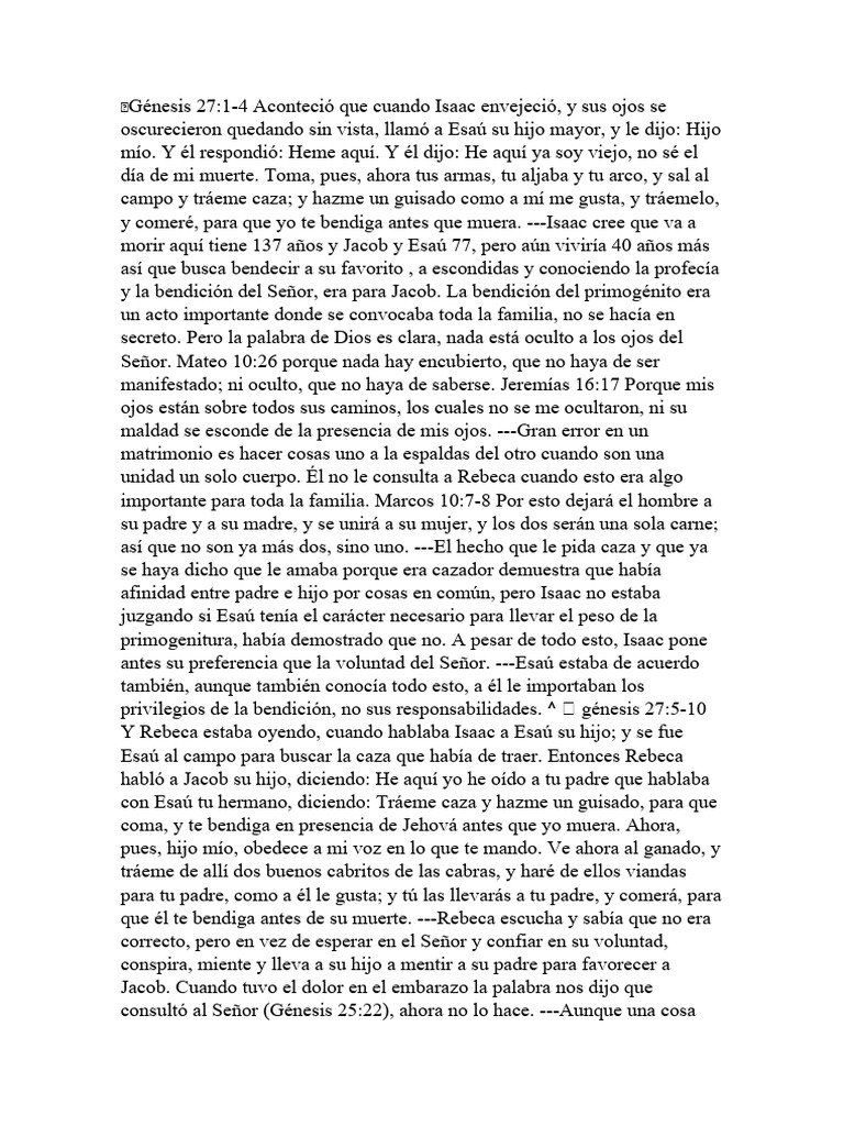 La Familia Que Agrada A Dios | PDF | Jacob | Bendición
