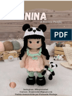 Nina A Boneca Panda Por Fernanda Pitaluga Português