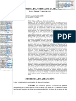 Apelación CSR 00002-2021 San Martín - Tráfico de Influencias. Motivación Insuficiente
