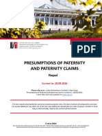 Family law case paternity etc