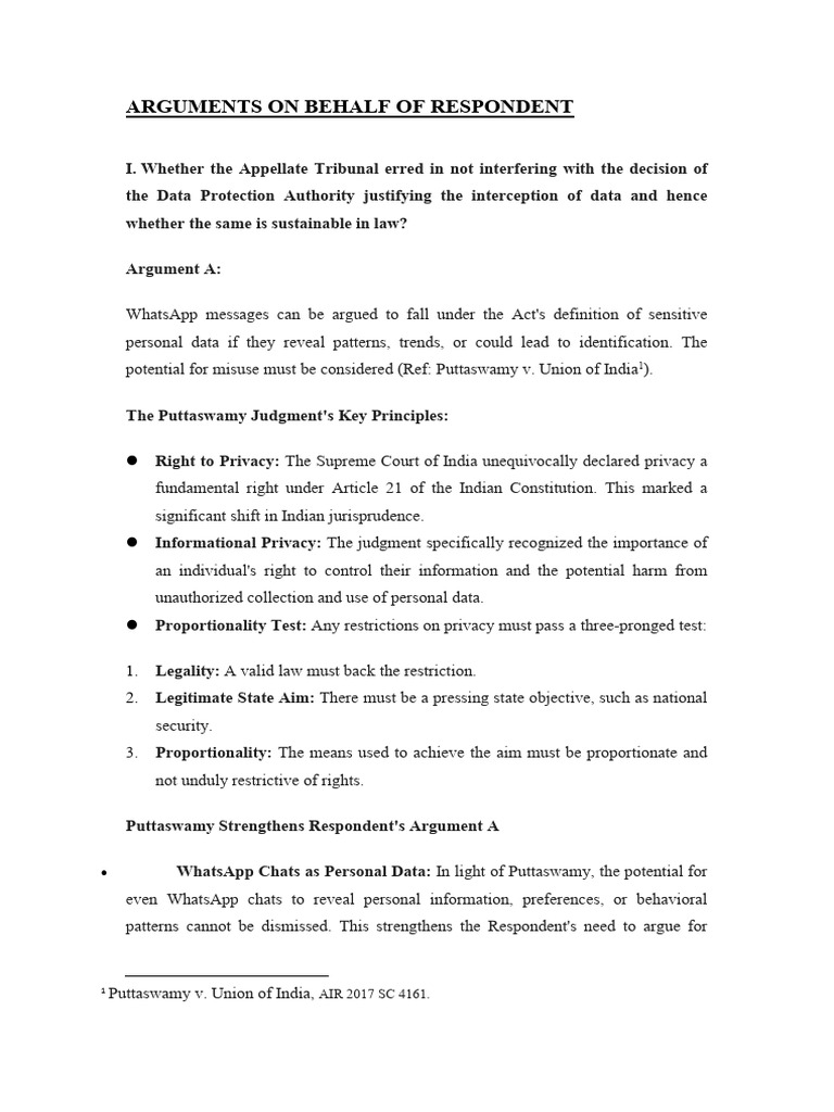 Respondent Ca1 Law292 | PDF | Right To Privacy | Judgment (Law)