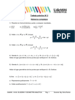 Trabajo Práctico #2. Números Complejos