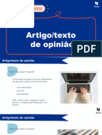 Artigo - Texto de Opinião