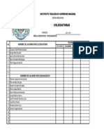 Lista de Asistencia